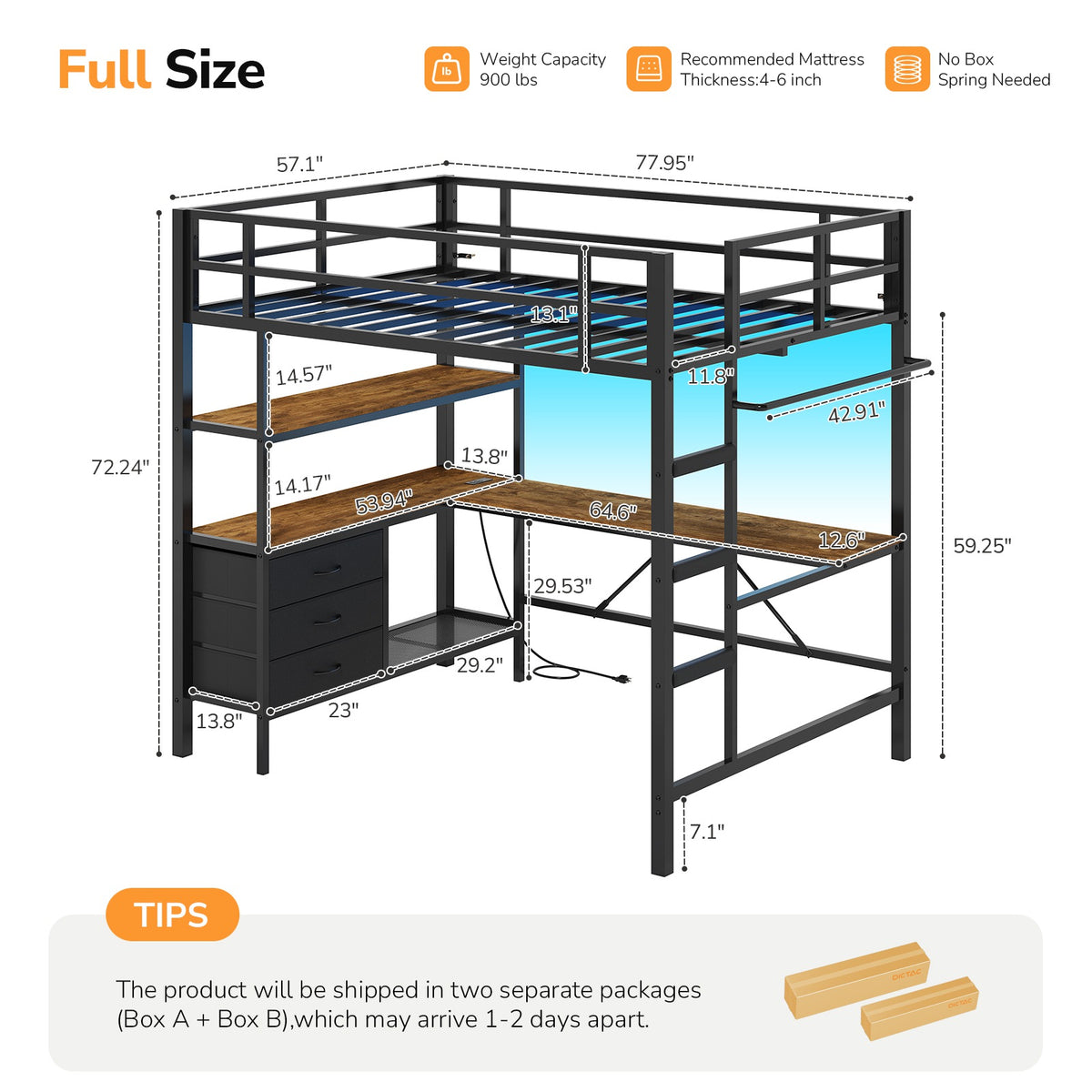 2 person desk