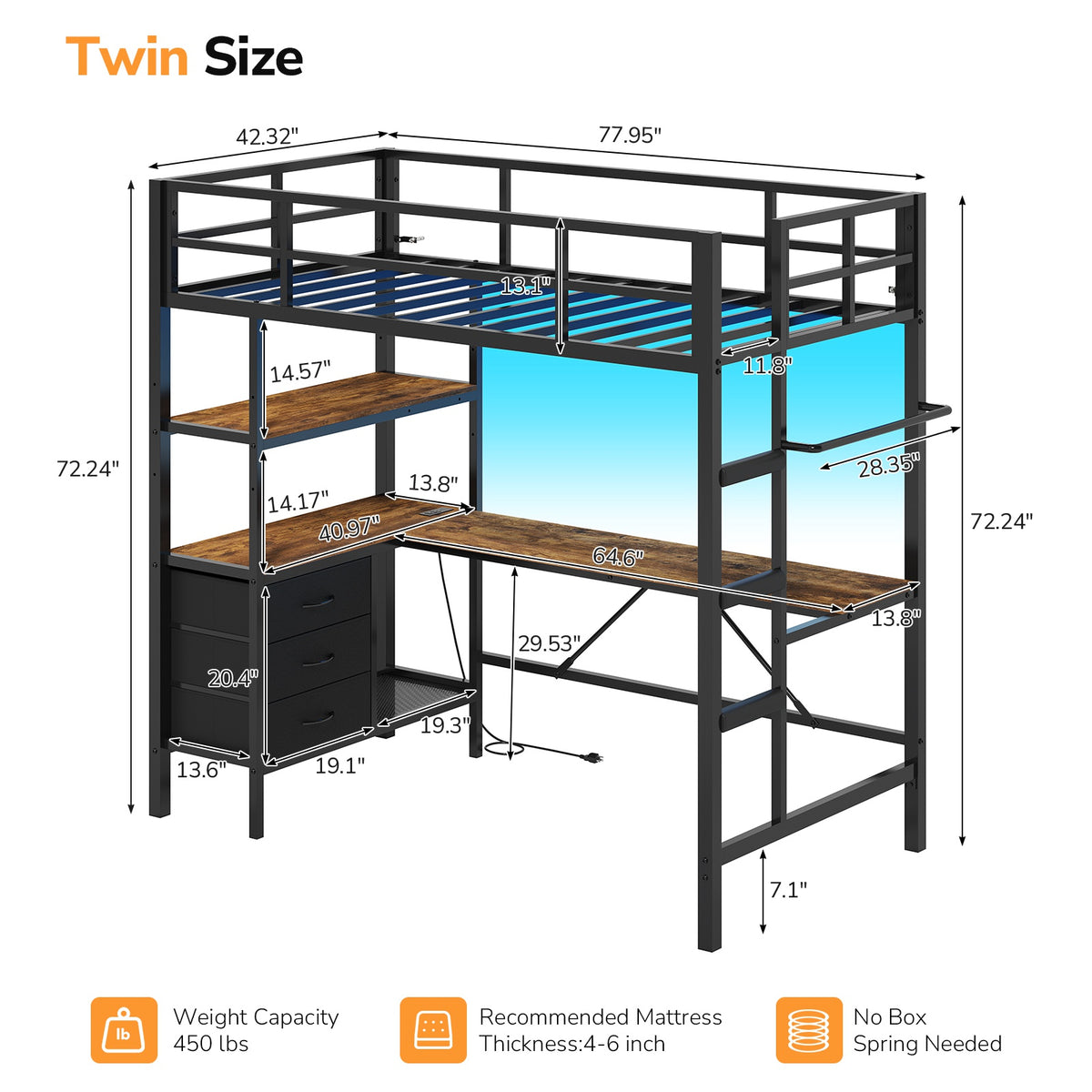 2 person desk